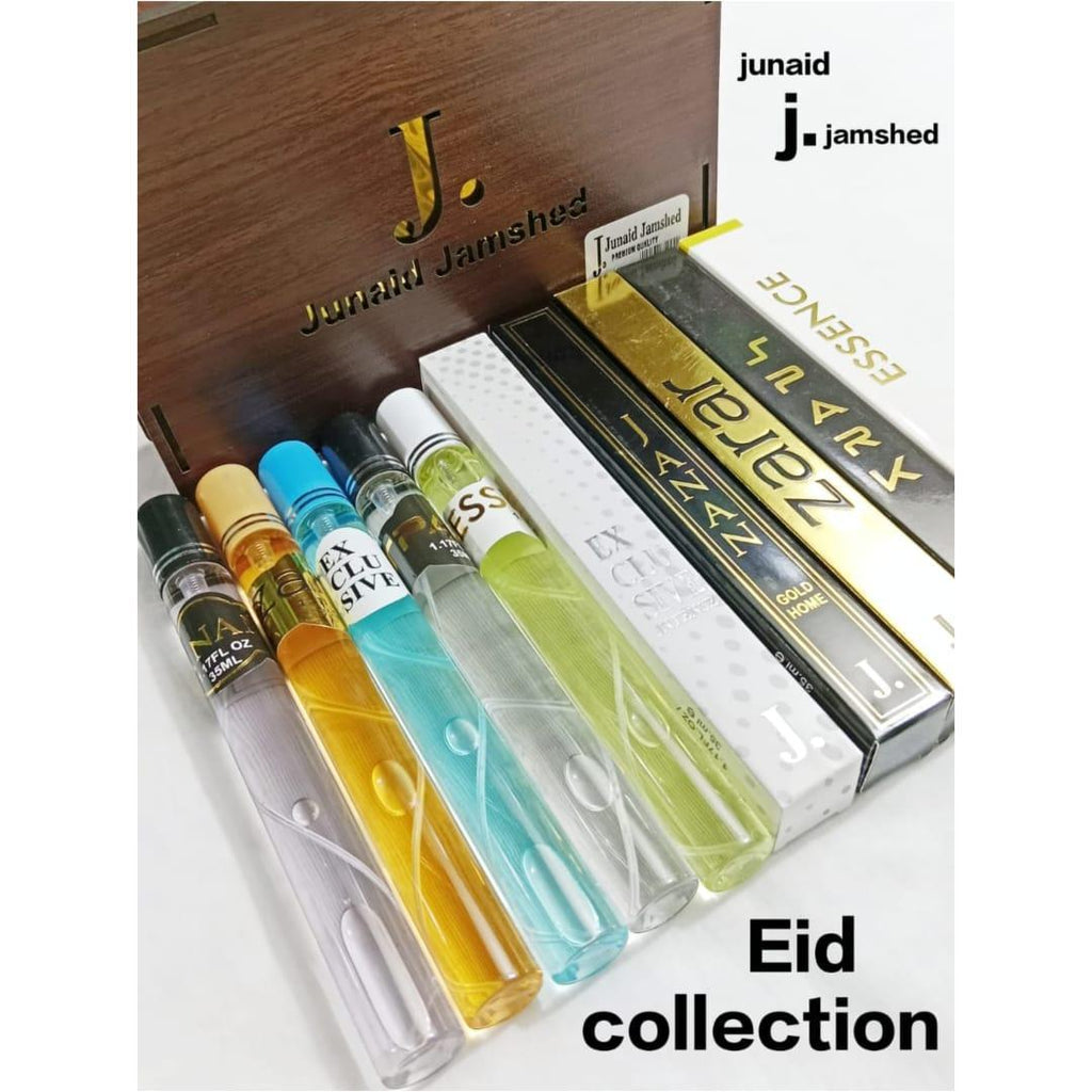 Long Lasting Fragrance Perfume Set - 5 Pcs Pocket Perfume Collection J.